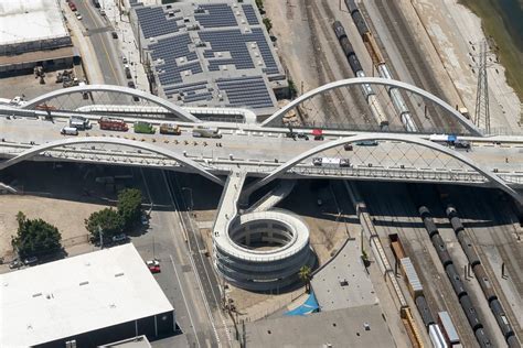 The 6th Street Viaduct Construction An Aerial Photography Perspective