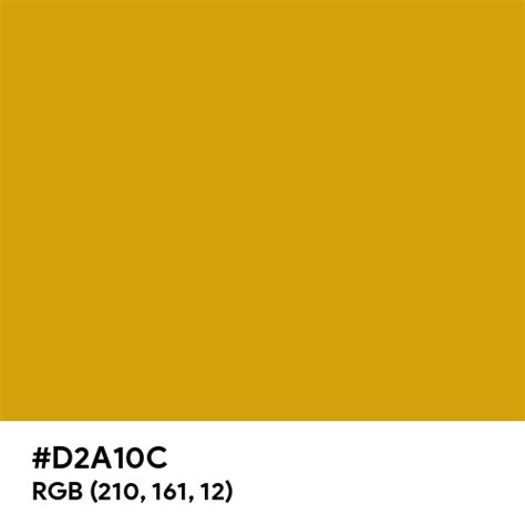 Honey Gold Color Hex Code Is D2a10c