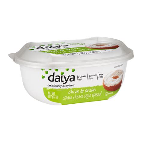 Daiya Dairy Free Cream Cheese Style Spread Chive Onion Reviews 2022