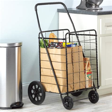 Whitmor Deluxe Utility Cart Durable Folding Design For