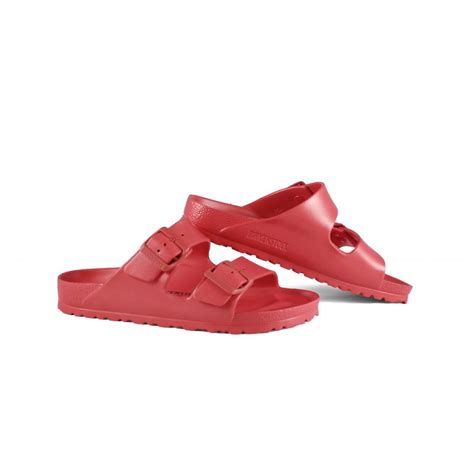 Birkenstock Arizona Eva Two Strap Sandals In Active Red Rubyshoesday