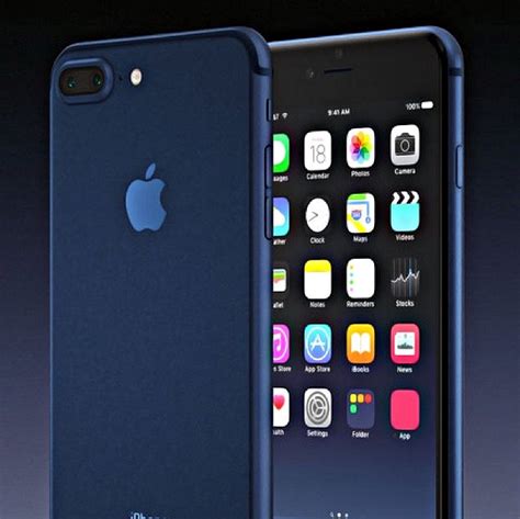 Iphone 7 And Iphone 7 Pro Concept In Deep Blue Yup It Looks Stunning