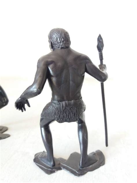 Vintage Cavemen Action Figures Stone Age Plastic Hunters Etsy