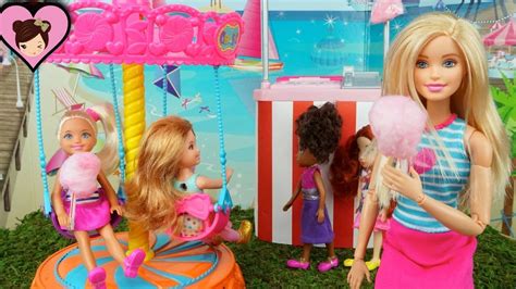 .barbie chelsea birthday party, chelsea clubhouse, chelsea broke her leg, chelsea's first gymnastics class, barbie chelsea's first crush, chelsea runs away, barbie chelsea doll, chelsea. Barbie Chelsea Goes to The Park & Carousel - Chelsea ...
