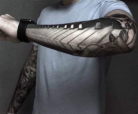 60 Music Sleeve Tattoos For Men Lyrical Ink Design Ideas