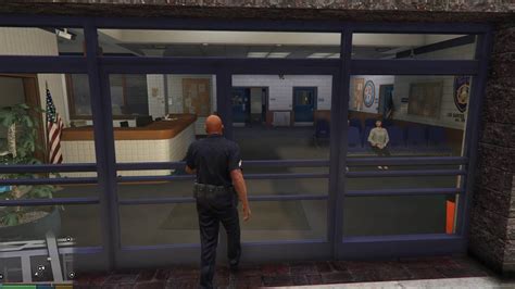 Grand Theft Auto V Pc Police Station Armory Youtube