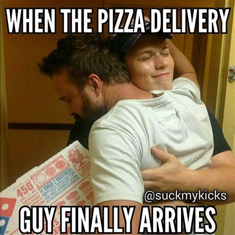 When The Pizza Delivery Guy Finally Arrives Aaron Paul Humor Comic