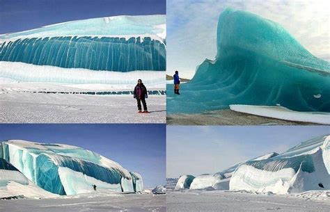 Frozen Waves In Antarctica Pics