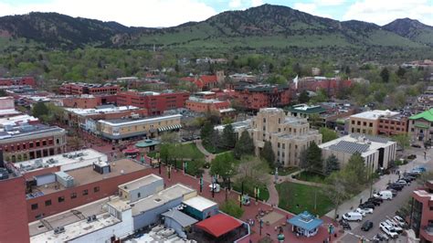 Downtown Streets In Boulder Colorado Image Free Stock Photo Public