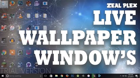 You can use the free version which lets you add the video files. How to get Animated Wallpapers on Windows 10 - YouTube