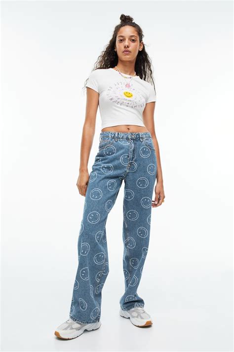 Wide High Jeans Bleu Denimsmiley® Femme Handm Be