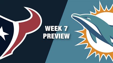 Texans Vs Dolphins Preview Week Nfl Youtube