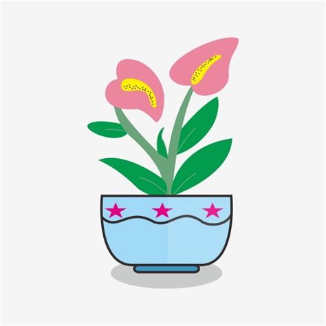 Gambar Kartun Tanaman Bunga