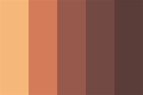 Warm Summer Vibes Color Palette Warm Color Schemes Brown Color