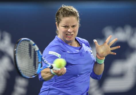 Tenis Wta Dubaj Kim Clijsters Wróciła Do Gry Belgijka Uległa Garbine