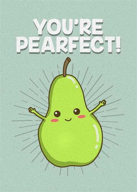 Pear Funny Poster By Giovanni Poccatutte Displate