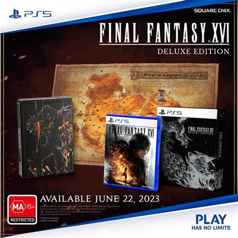 Final Fantasy Xvi Deluxe Edition Ps5 Buy Now At Mighty Ape Australia
