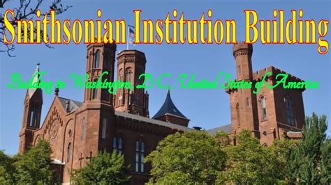 Visiting Smithsonian Institution Building Building In Washington D C