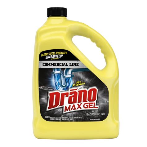 Drano Commercial Line 128 Oz Drain Cleaner At