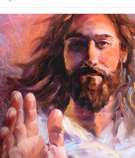 Jesus Art Risen Christ Christ Portrait On The Third Etsy