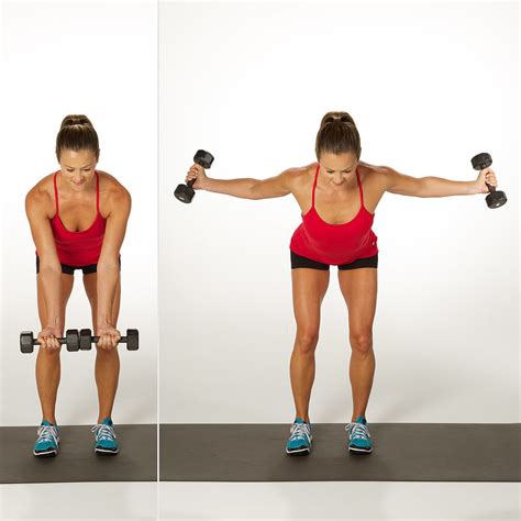 Bent Over Reverse Fly 3 Weeks To Sculpted Arms Challenge Popsugar