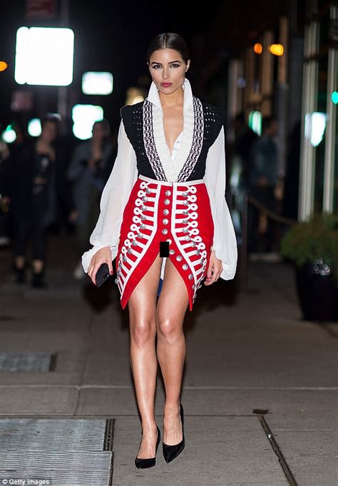 Olivia Culpo Reveals Too Much In An Outfit In New York Daily Mail Online