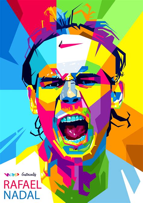 Rafael Nadal In Wedhas Pop Art Potrait For Order Za