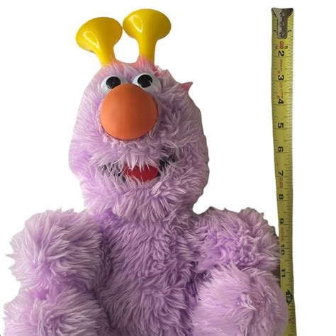 Seasane Street Muppets Toys Vtg Jim Henson Honkers Purple Plush