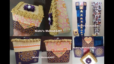 Henna Mehndi Design Art Inspired Handmade T Box Decoration Youtube
