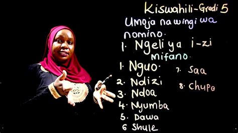 Gredi 5 Kiswahili Mwalimu Rehema Umoja Na Wingi Katika Nomino Ngeli Ya I Zi Youtube