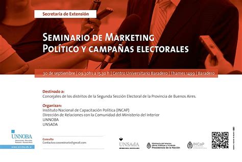 Seminario De Marketing Pol Tico Y Campa As Electorales Unnoba