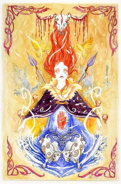 Queen Medb Maeve Queen Of Connacht Art Print Irish Goddess Irish