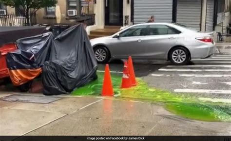 Unexplained Ooze New York From Harmless Dye To Environmental Concern