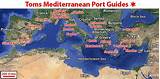 Pictures of Mediterranean Sea Cruise Map