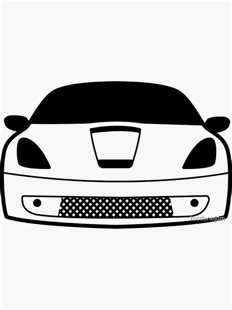 Jdm Sticker And Tee Shirt Car Eyes Celica T23 Sticker By Fastlanejdm