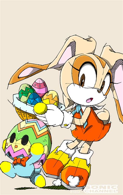 Easter Cream Cream The Rabbit Sega Sonic Sonic The Hedgehog Hd