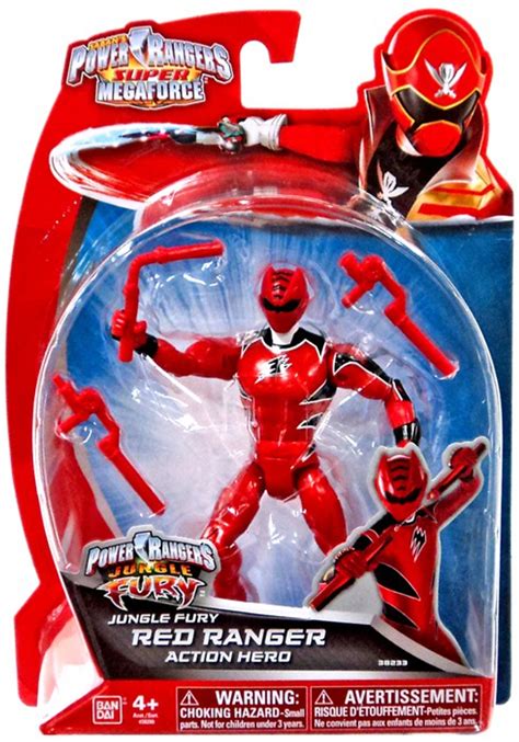 Power Rangers Super Megaforce Jungle Fury Red Ranger Action Hero Action