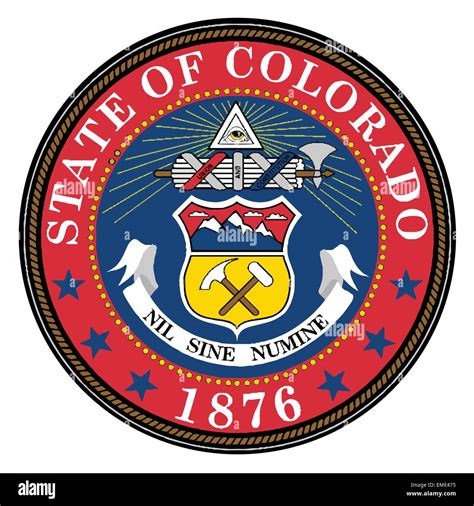 Colorado State Seal Stock Vector Image And Art Alamy