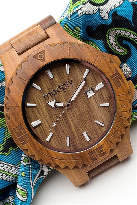 Wooden Watch For Men Engraved Watch Men Wrist Watch Etsy