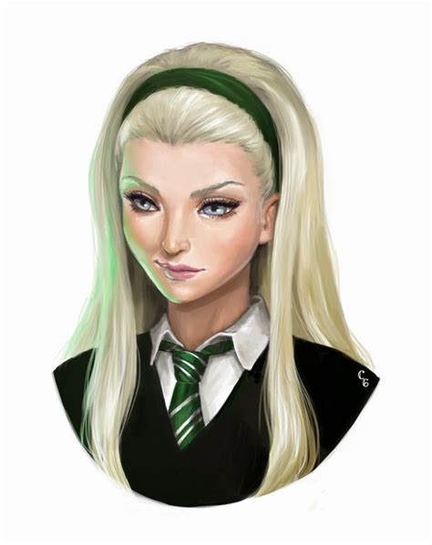 Daphne Greengrass Harry Potter Series 1girl Blonde Hair Blue Eyes