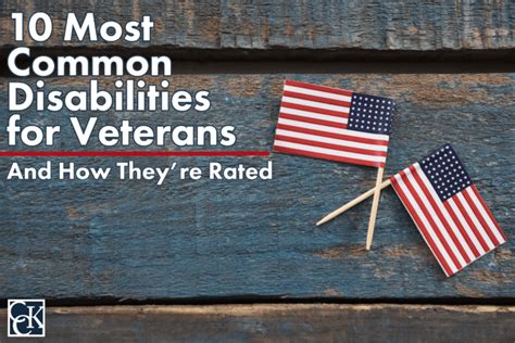 10 Most Common Va Disabilities For Veterans And Their Ratings Cck Law