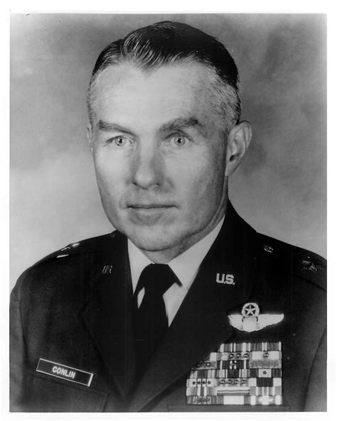 Brigadier General Thomas P Conlin Air Force Biography Display