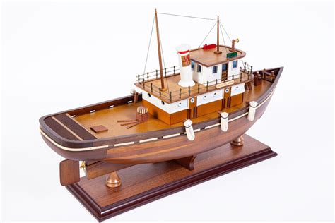 Seacraft Gallery Tugboat Cheryl Ann 53cm Handcrafted Wooden Model Ship