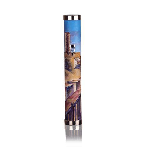 Case For Mezuzah Jerusalem Tower Of David New Style Art Collection