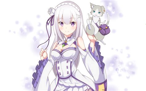 Download 1920x1200 Rezero Kara Hajimeru Isekai Seikatsu Emilia Dress