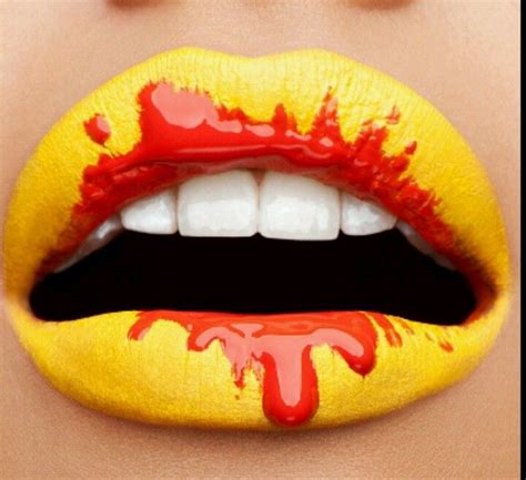 Hot Lip Art Lipstick Art Makeup Art Lip Makeup Makeup Tips Beauty