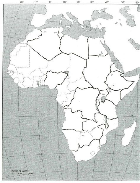 By this time, european powers controlled 90% of the continent with only abyssinia (ethiopia) and liberia retaining independence. Blank Map Of Africa In 1914