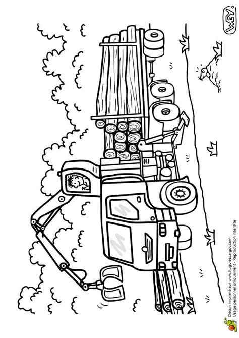 Conventionnellement Coloriage Camion Grue Stock Coloriage Camion My