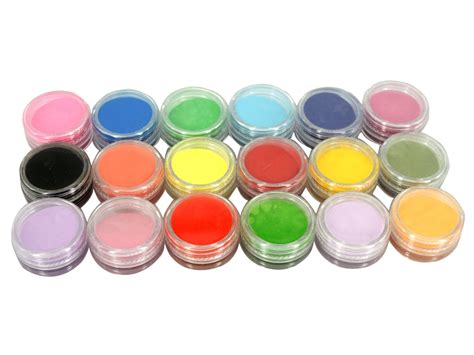 18pcs Acrylic Powders Glamorous Nail Supplies