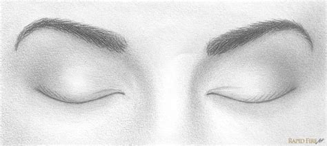 How To Draw Closed Eyes Rapidfireart